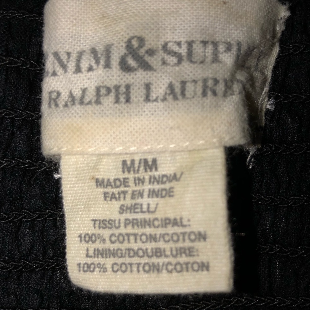 Denim & Supply Ralph Lauren Black Strapless Maxi Dress - Picture 14 of 14